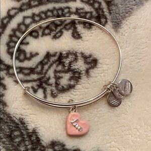 Alex and Ani love bracelet